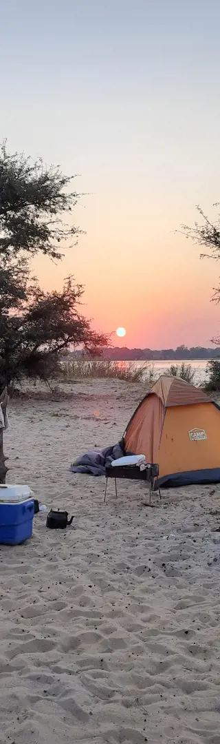 Übernachtung im Zelt